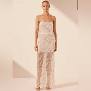 Shona Joy Asteri Maxi Skirt Size 8